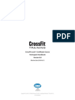 Crossfit Level 1 Certificate Course Participant Handbook: Effective Date 2018 Feb 12