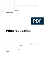 Concepto y Objetivos de Los Primeros Auxilios