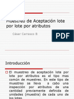 Muestreo de Aceptación Lote Por Lote Por Atributos PDF