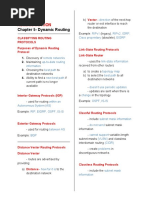 Chapter 5-Dynamic Routing: Network Administration