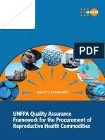 UNFPA RFQ QA Framework - Low - V11