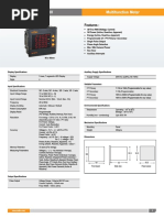 Multifunction Meter MFM376-230V: Features