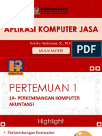 1a - Perkembangan Komputer Akuntansi