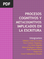 Escritura Procesos Cognitivos y Metacognitivos