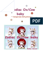 Zodiac Ox Baby - Crochet Amigurumi Doll Pattern PDF