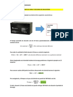 Tiempo de Carga y Descarga de Una Bateria