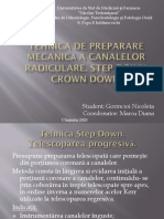 Tehnica Crown-Down Endo