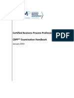 Certified Business Process Professional CBPP™ Examination Handbook