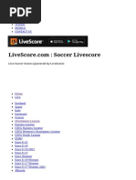 Soccer Live Scores - Powered PDF