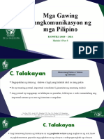 Module 3 - Mga Gawaing Pangkomunikasyon NG Pilipino (Part 3)