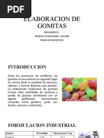 Elaboracion de Gomitas