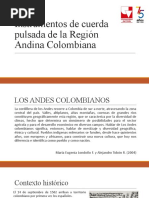 Instrumentos de Cuerda Pulsada de La Región Andina