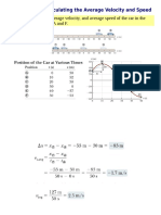 Example 2.1: Calculating The Average Velocity and Speed