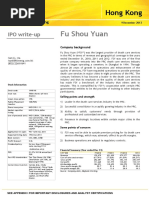 Fu Shou Yuan IPO