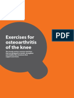 Osteoarthritis of The Knee Exercises PDF