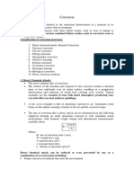 Corrosion: Corrosion Fatigue. Classification of Corrosion Processes