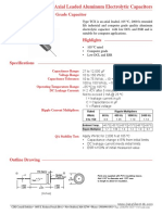 Extended Life Computer Grade Capacitor