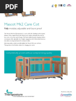 Mascot Mk2 Care Cot: Fully Modular, Adjustable and Future Proof