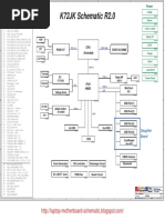 K72JK Schematic R2.0: Ddr3 So-Dimm Park-Xt