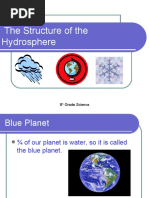 The Structure of The Hydrosphere: 8 Grade Science