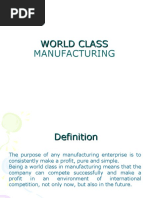 World Class Manufacturing