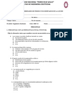 Examen Extraordinario de Productos Derivados de La Leche - 2019-Ii