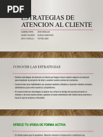 Estrategias de Atencion Al Cliente