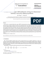 A Fourth-Order Compact ADI Method For Solving Two-Dimensional Unsteady Convection-Diffusion Problems