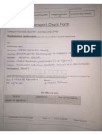 Transport Check Form