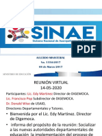 Sistema Nacional de Acompañamiento Educativa - SINAE