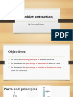 Soxhlet Extraction: By-Shewarega Habtamu