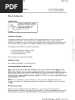 Module Configuration: Special Tool(s)