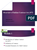 Overview of Indian Contract Act, 1872: Prepared by