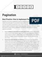 Pagination: Best Practice: How To Implement Pagination