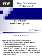 3 - Dasar-Dasar Matematika Optimasi