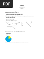 Unit Test Mathematics Class:6