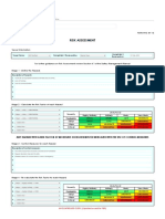 Template For Risk Assestments