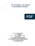 M10. U3. S6. Actividad 1. El Derecho Del Trabajo Como Derecho Humano