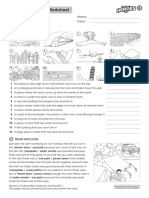 Reinforcement Worksheet: Name: Class: Look and Write