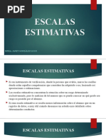 Escalas Estimativas