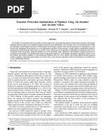 Transient Protection Optimization of Pipelines Using Air-Chamber and Air-Inlet Valves