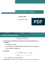 Compiler Construction: Parsing: Mandar Mitra