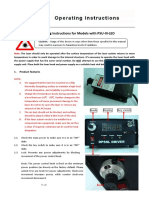 Operating Instructions For Models With PSU-III-LED: 1. Product Features