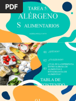 Tarea 5 - Alérgenos Alimentarios