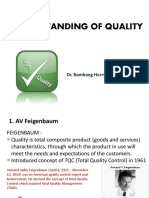 UNDERSTANDING OF QUALITY-definisi Presentasi