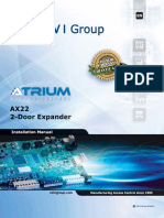 ATRIUM AX22 Door Expander Manual PDF