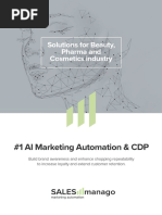 #1 AI Marketing Automation & CDP: Solutions For Beauty, Pharma and Cosmetics Industry