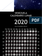 Calendario Lunar 2020 PDF