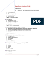 Multiple Choice Questions (MCQ) : Overview of Construction Sector