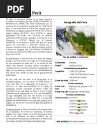 Geografía Del Perú PDF